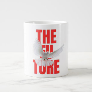 Die zukünftige Typografie-Motivations-Tasse Jumbo-Tasse