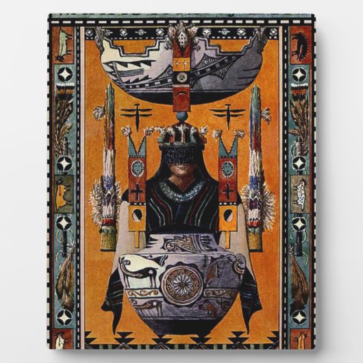 "Die Zuñi" Fotoplatte (Vorderseite)