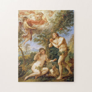 Die Zurechtweisung von Adam und Eva Biblische Reli Puzzle