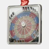 Die Zusammenfassung Amusment Park-Fahrt Silbernes Ornament (Links)