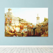 Die Zusammenfassung von Empire Canvas Print Leinwanddruck (Insitu (Holzboden))