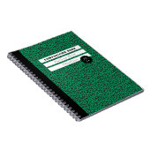 Die Zusammensetzung der Grünen und Schwarzen Stern Notizblock (Rechte Seite)