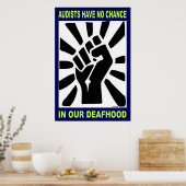 Die Zuschauer haben keine Chance in unserer Totens Poster (Küche)