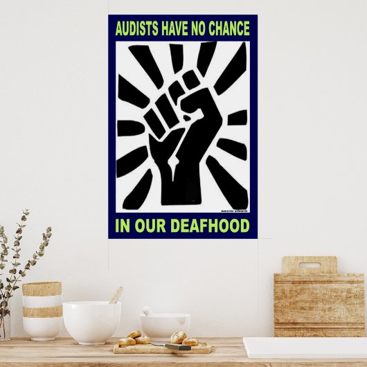 Die Zuschauer haben keine Chance in unserer Totens Poster (Küche)