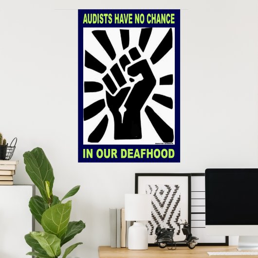 Die Zuschauer haben keine Chance in unserer Totens Poster (Heimbüro)