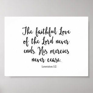 Die zuverlässige Liebe des Lords Never Ends Poster