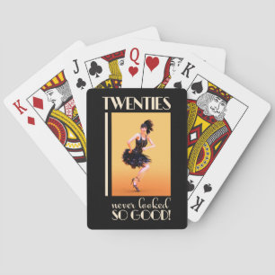 Die Zwanziger sahen noch nie so gut aus Vintage Spielkarten