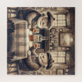 Die zwei alten Männer Puzzle (Horizontal)