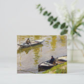 Die zwei Angler von Monet Postkarte (Stehend Vorderseite)