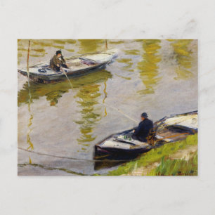 Die zwei Angler von Monet Postkarte