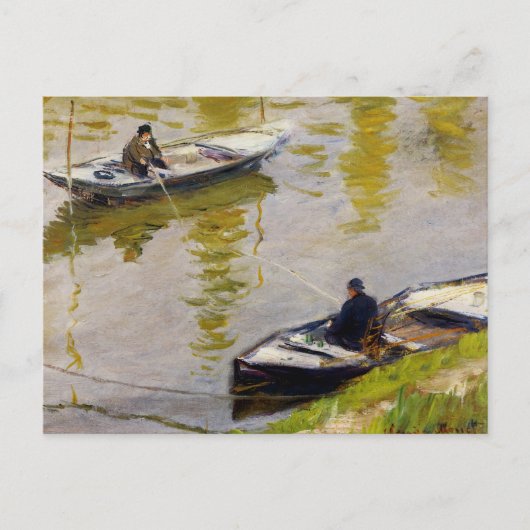 Die zwei Angler von Monet Postkarte (Vorderseite)