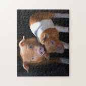 Die zwei Baby-Schweine Puzzle (Vertikal)