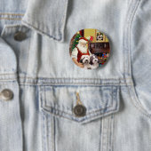 Die zwei bärtigen Colliese des Weihnachtsmanns Button (Beispiel)