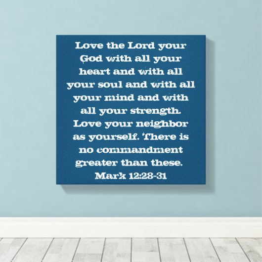 Die zwei Beststen Gebote Leinwanddruck (Insitu (Holzboden))