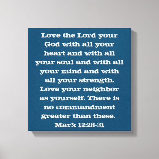 Die zwei Beststen Gebote Leinwanddruck (Vorderseite)