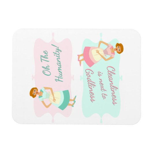 Die zwei Extreme der Verpflegung Magnet (Horizontal)