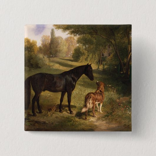 Die zwei Freunde Button (Vorderseite)