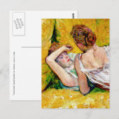 Die zwei Freunde von Henri de Toulouse-Lautrec Postkarte (Vorne/Hinten)