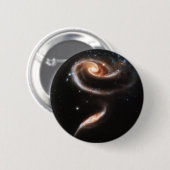 Die zwei Galaxie-spielt aufeinander Button (Vorne & Hinten)