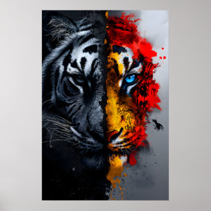 Die zwei Gesichter des Tigers Poster