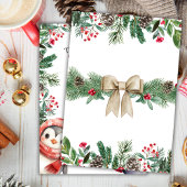 Die ZWEI Jahreszeit | Winterpinguine 2. Geburtstag Einladung