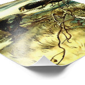 Die zwei Krähen oder die Twa-Korbweide machen eine Fotodruck (Ecke)