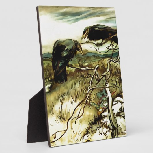 Die zwei Krähen oder die Twa-Korbweide machen eine Fotoplatte (Seite)