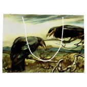 Die zwei Krähen oder die Twa-Korbweide machen eine Große Geschenktüte (Rückseite)