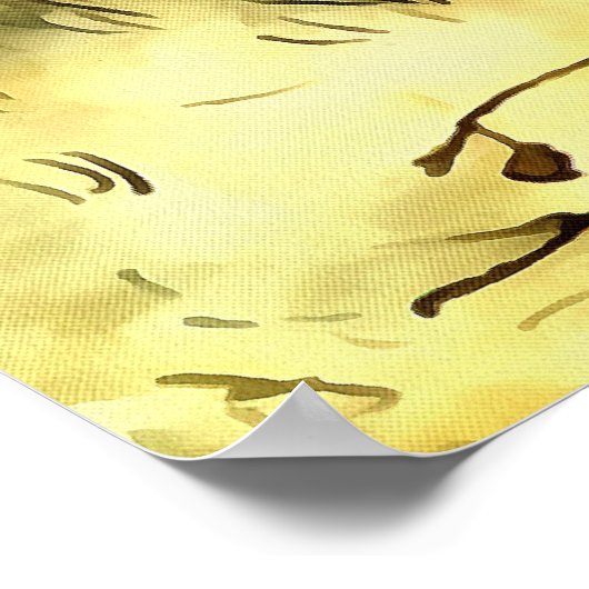 Die zwei Krähen oder die Twa-Korbweide machen eine Poster (Ecke)