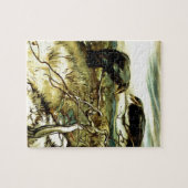 Die zwei Krähen oder die Twa-Korbweide machen eine Puzzle (Horizontal)