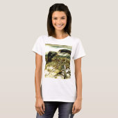 Die zwei Krähen oder die Twa-Korbweide machen eine T-Shirt (Vorne ganz)