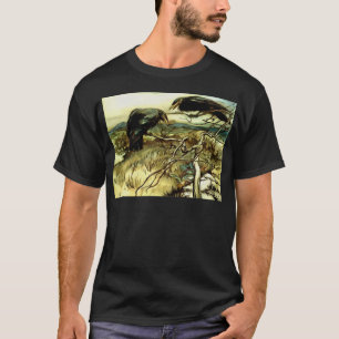 Die zwei Krähen oder die Twa-Korbweide machen eine T-Shirt
