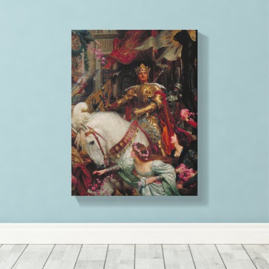 Die zwei Kronen Leinwanddruck (Insitu (Holzboden))