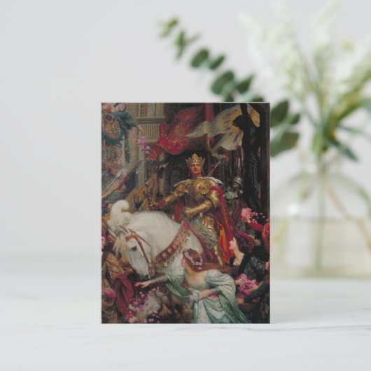 Die zwei Kronen Postkarte (Stehend Vorderseite)