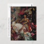 Die zwei Kronen von Sir Frank Bernard Dicksee Postkarte (Vorne/Hinten)