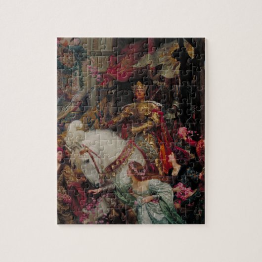 Die zwei Kronen von Sir Frank Bernard Dicksee Puzzle (Vertikal)