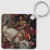 Die zwei Kronen von Sir Frank Bernard Dicksee Schlüsselanhänger (Rückseite)