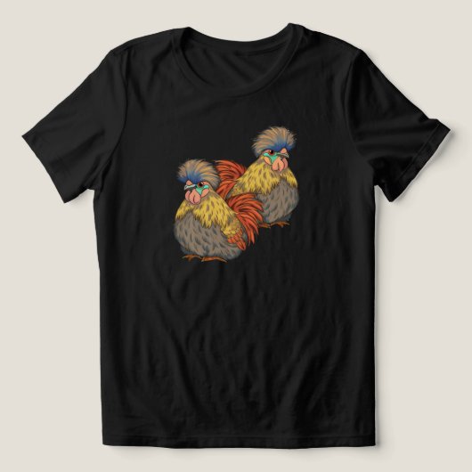 Die zwei Küken Tri-Blend Shirt (Design Vorderseite)