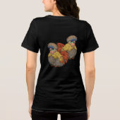 Die zwei Küken Tri-Blend Shirt (Rückseite)