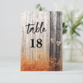 Die zwei liebenswerten Bäume fallen Tischnummern (Stehend Vorderseite)