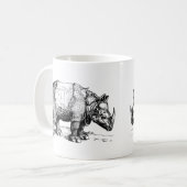 Die zwei Nashörner Kaffeetasse (Vorderseite Links)