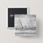 Die zwei Pyramiden von Moeris, König von Ägypten Button (Vorne & Hinten)