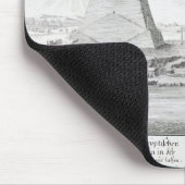 Die zwei Pyramiden von Moeris, König von Ägypten Mousepad (Ecke)