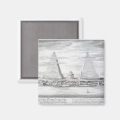 Die zwei Pyramiden von Moeris, König von Ägypten u Magnet (Vorderseite/Rückseite)