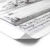 Die zwei Pyramiden von Moeris, König von Ägypten u Poster (Ecke)