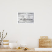 Die zwei Pyramiden von Moeris, König von Ägypten u Poster (Küche)