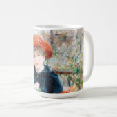 Die zwei Schwestern auf der Terrasse Auguste Renoi Kaffeetasse (VorderseiteRechts)