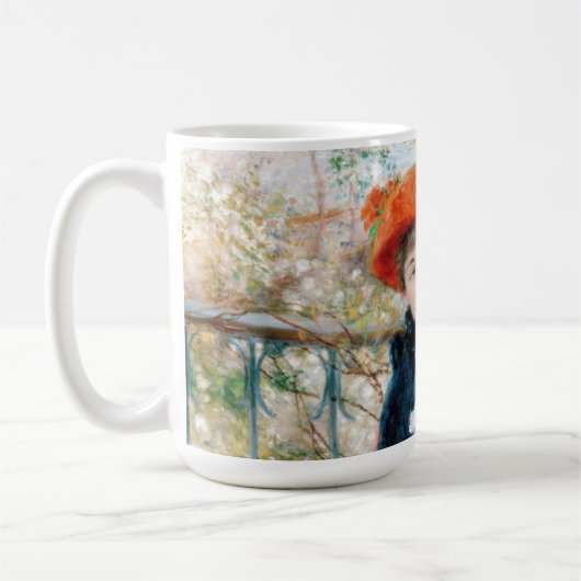 Die zwei Schwestern auf der Terrasse Auguste Renoi Kaffeetasse (Links)