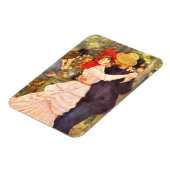 Die zwei Schwestern auf der Terrasse Auguste Renoi Magnet (Linke Seite)