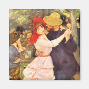 Die zwei Schwestern auf der Terrasse Auguste Renoi Magnet